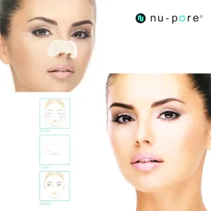 18 Pc Nu-Pore Blackhead Remover Peel Off Strips Nose Pore Cleansing Dirt Removal
