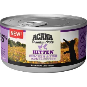 Acana Premium Pate for Kittens Chicken and Fish