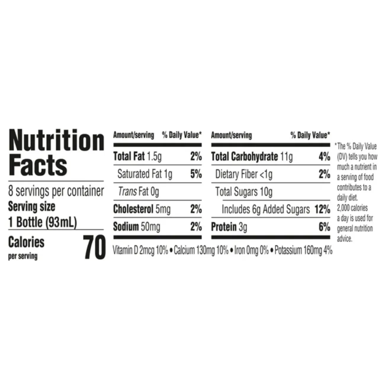Activia Probiotic Dailies Strawberry Lowfat Probiotic Yogurt Drinks, 3.1 fl oz, 8 Count