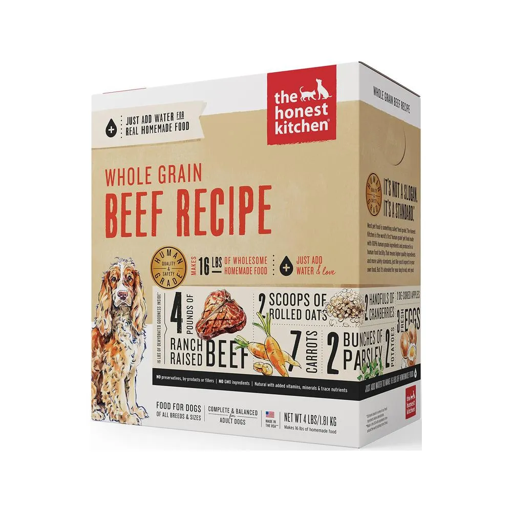 Adult Whole Grain Beef Complete Dehydrated Dog Food