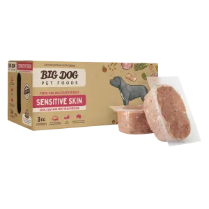 Big Dog Raw Dog Food Sensitive Skin 3kg 12pk
