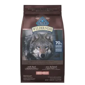 Blue Buffalo Wilderness Beef With Grain Dog Food 24lb