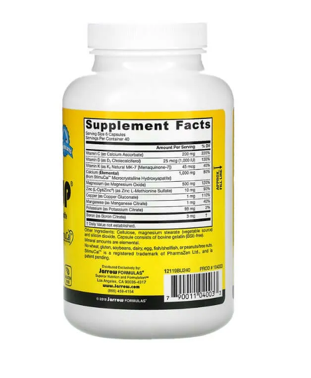 Bone Health Support, Bone-Up, 240 Capsules, Jarrow Formulas