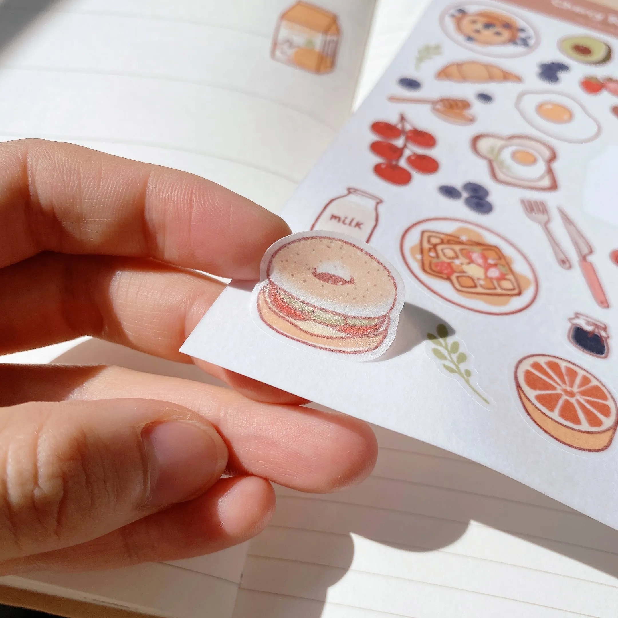 Breakfast Washi Paper Stickers