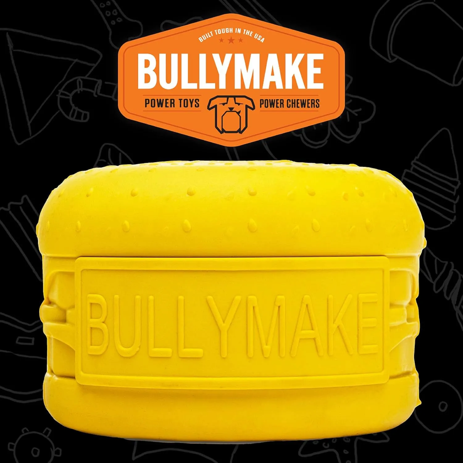 BullyMake Toss N' Treat Cheeseburger