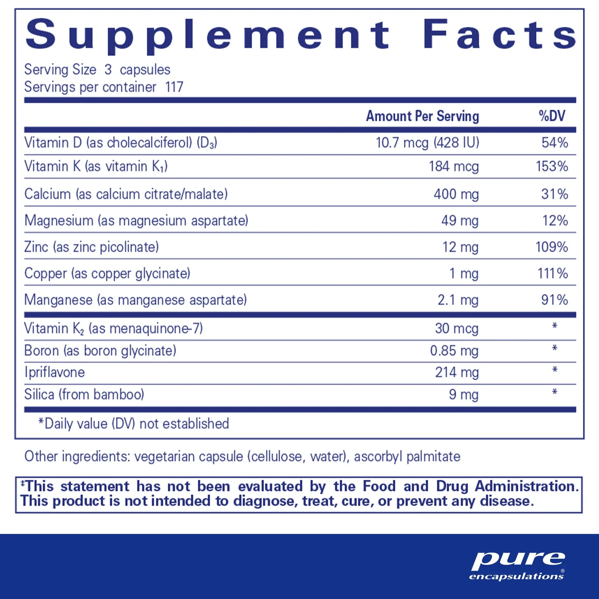  CAL ® with Ipriflavone