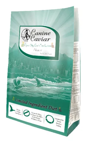 Canine Caviar Open Sky Duck & Chickpea Dry Dog Food 24lb