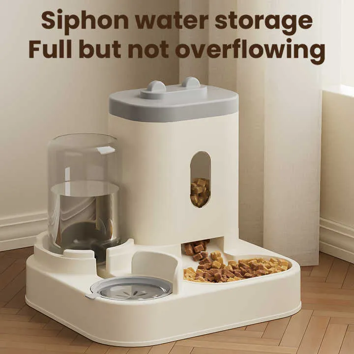 Cat Dog Water Dispenser Cat Food-موزع مياه للقطط والكلاب