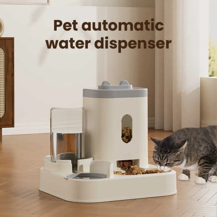 Cat Dog Water Dispenser Cat Food-موزع مياه للقطط والكلاب