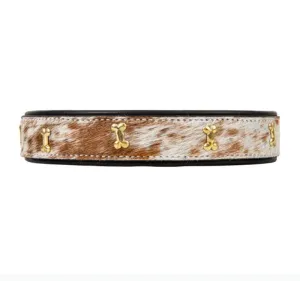 Chissum Hair-on Hide Dog Collar Multi Size