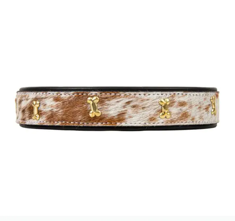 Chissum Hair-on Hide Dog Collar Multi Size