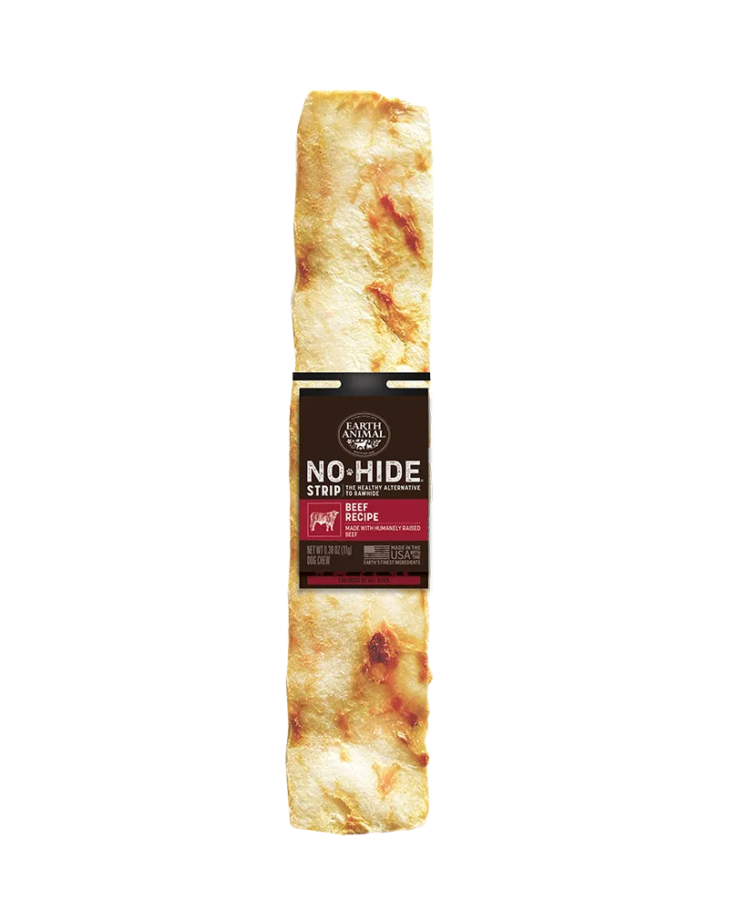 Earth Animal Beef No-Hide® Strip Dog Chew