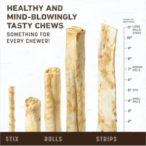 Earth Animal No-Hide Beef Chew Strip 4 count