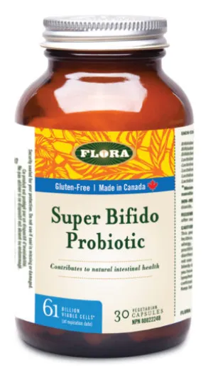 Flora Super Bifido Plus Probiotic (30 VCaps)