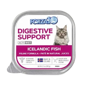 Forza10 Nutraceutic Actiwet Digestive Support Icelandic Fish Recipe Wet Cat Food 3.5 oz