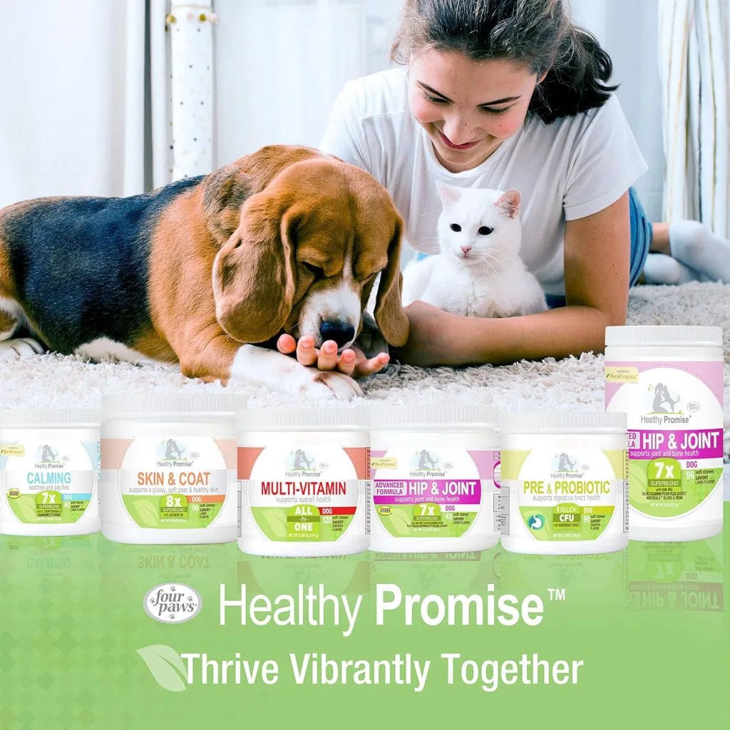 Four Paws Healthy Promise Pre & Probiotics Soft Chews For Dogs (90 ct)