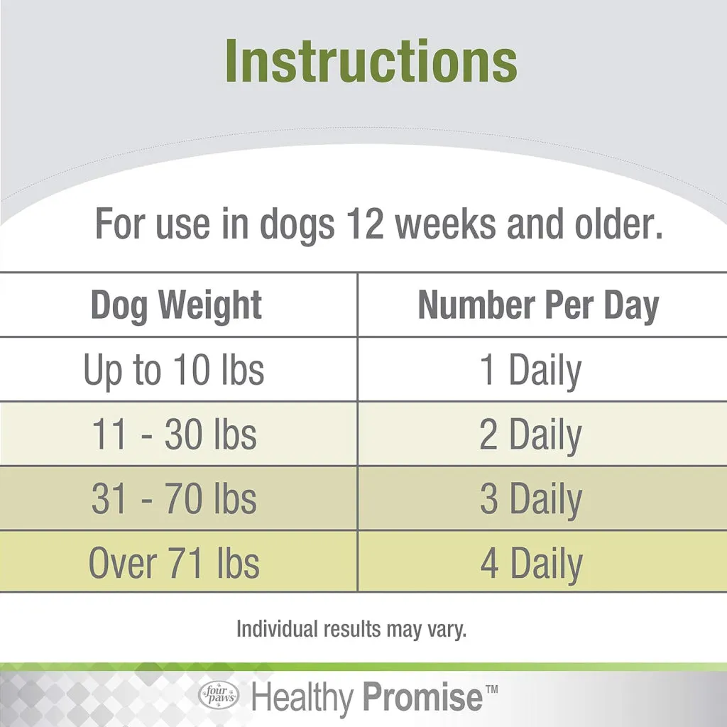 Four Paws Healthy Promise Pre & Probiotics Soft Chews For Dogs (90 ct)