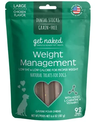 Get Naked Weight Management Dental Chew Sticks