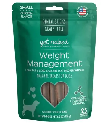 Get Naked Weight Management Dental Chew Sticks