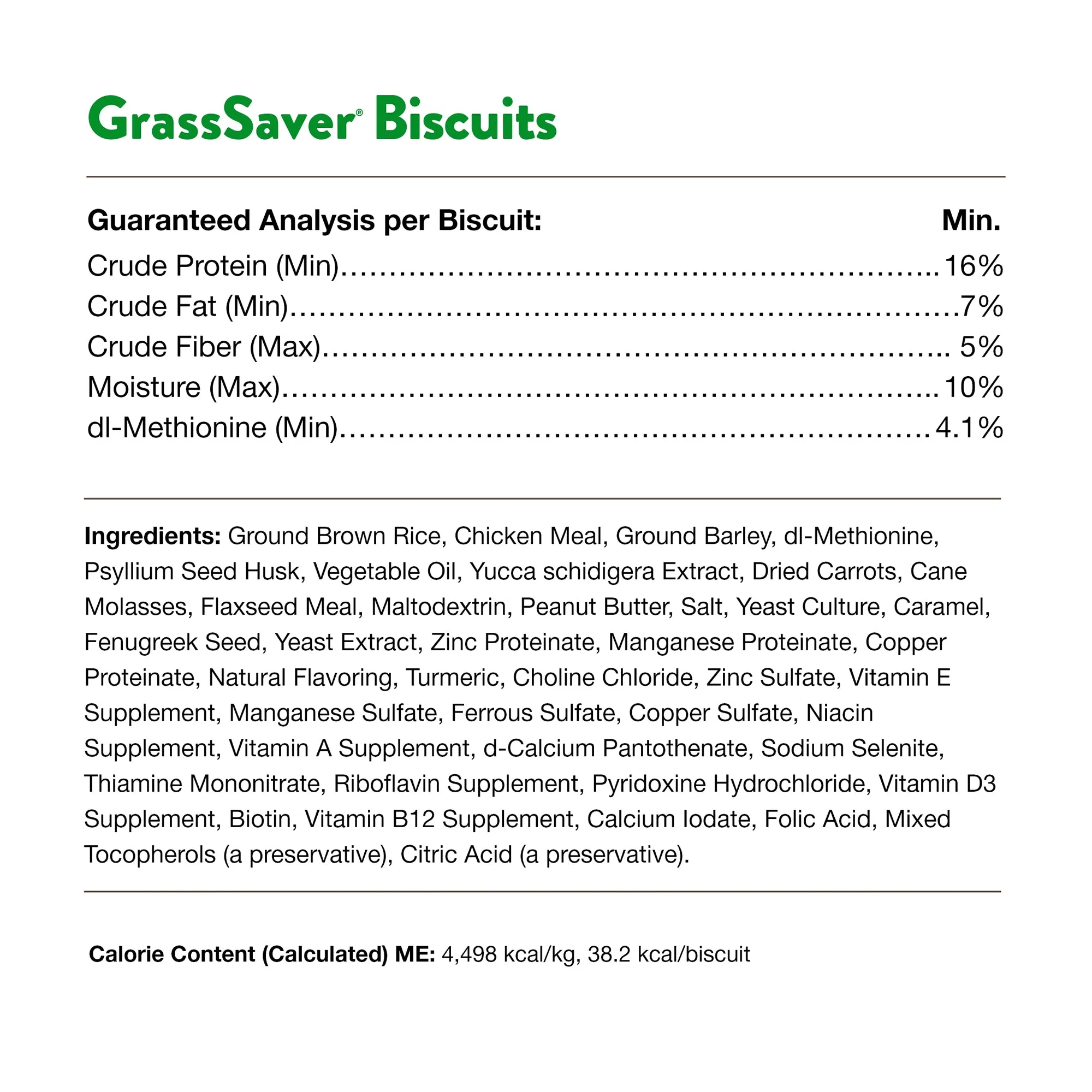 GrassSaver® Biscuits