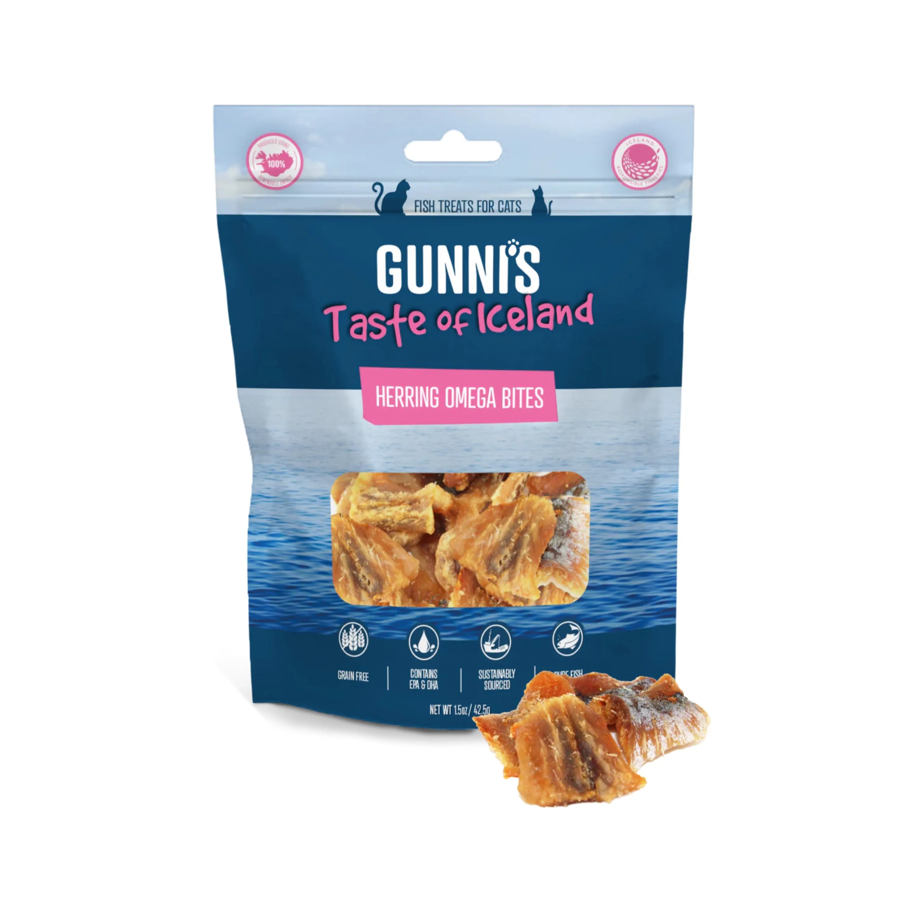 Gunni's Herring Omega Bites 1.5oz