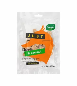 Happi Skippi (Happi Doggy) JUST Freeze Dried Cat & Dog Treats (Duck & Coconut)