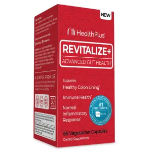 Health Plus Revitalize  Advanced Gut Health 60 Capsule
