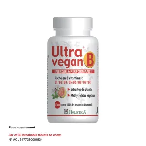 Holistica Ultra Vegan B 30 Tablets
