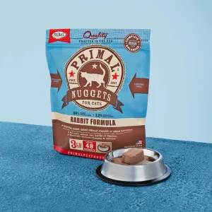 *In Store Only* Primal Feline Raw Frozen Nuggets Rabbit 3lb