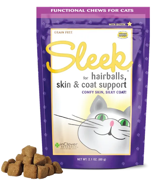 InClover Sleek Skin & Coat Cat Treats