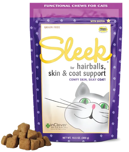 InClover Sleek Skin & Coat Cat Treats
