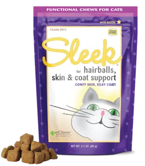 InClover Sleek Skin & Coat Cat Treats