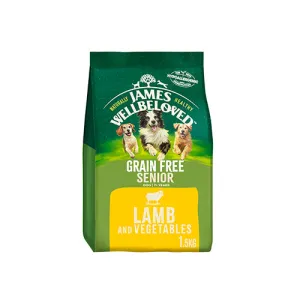 James Wellbeloved Senior Dog Grain Free Lamb 1.5kg Dry Dog Food