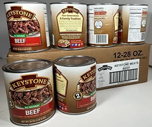 Keystone Meats All-Natural Beef 28 oz Can