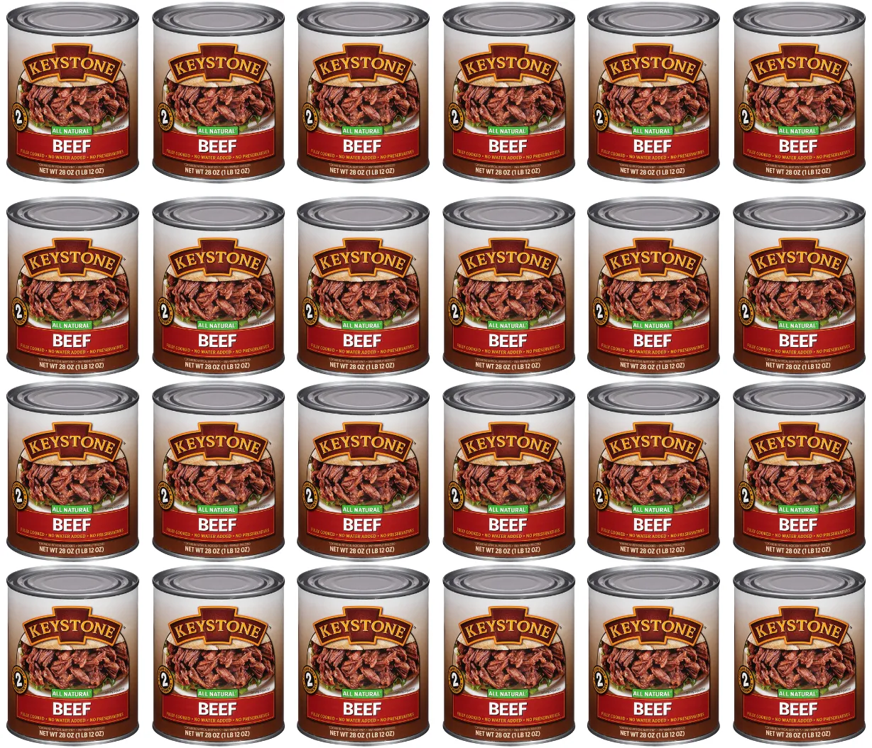 Keystone Meats All-Natural Beef 28 oz Can