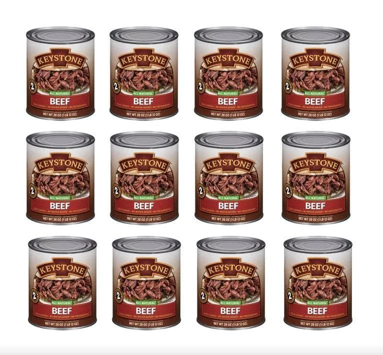 Keystone Meats All-Natural Beef 28 oz Can