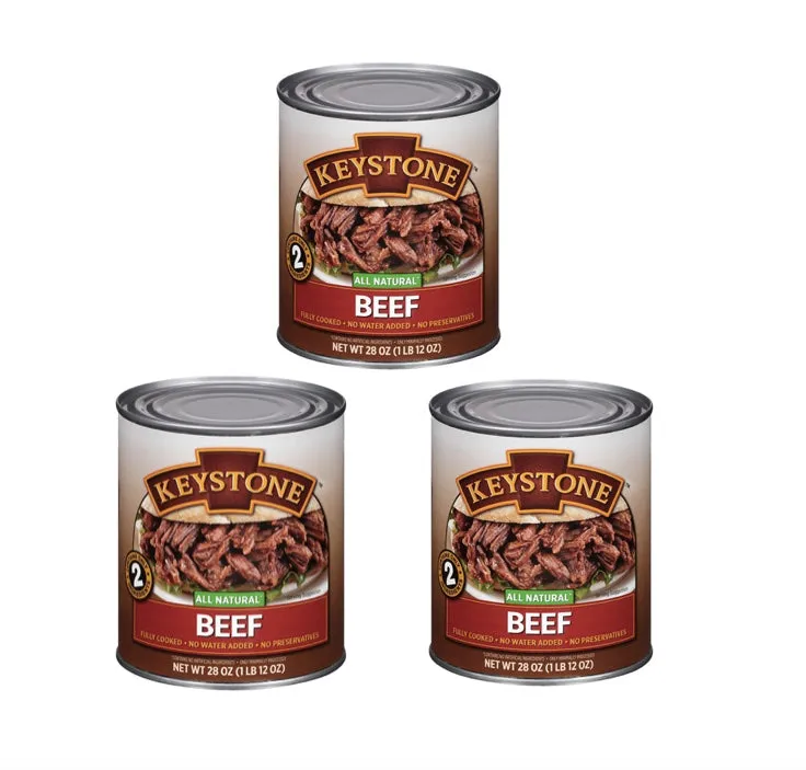 Keystone Meats All-Natural Beef 28 oz Can