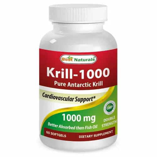 Krill Oil 60 Softgels By Best Naturals