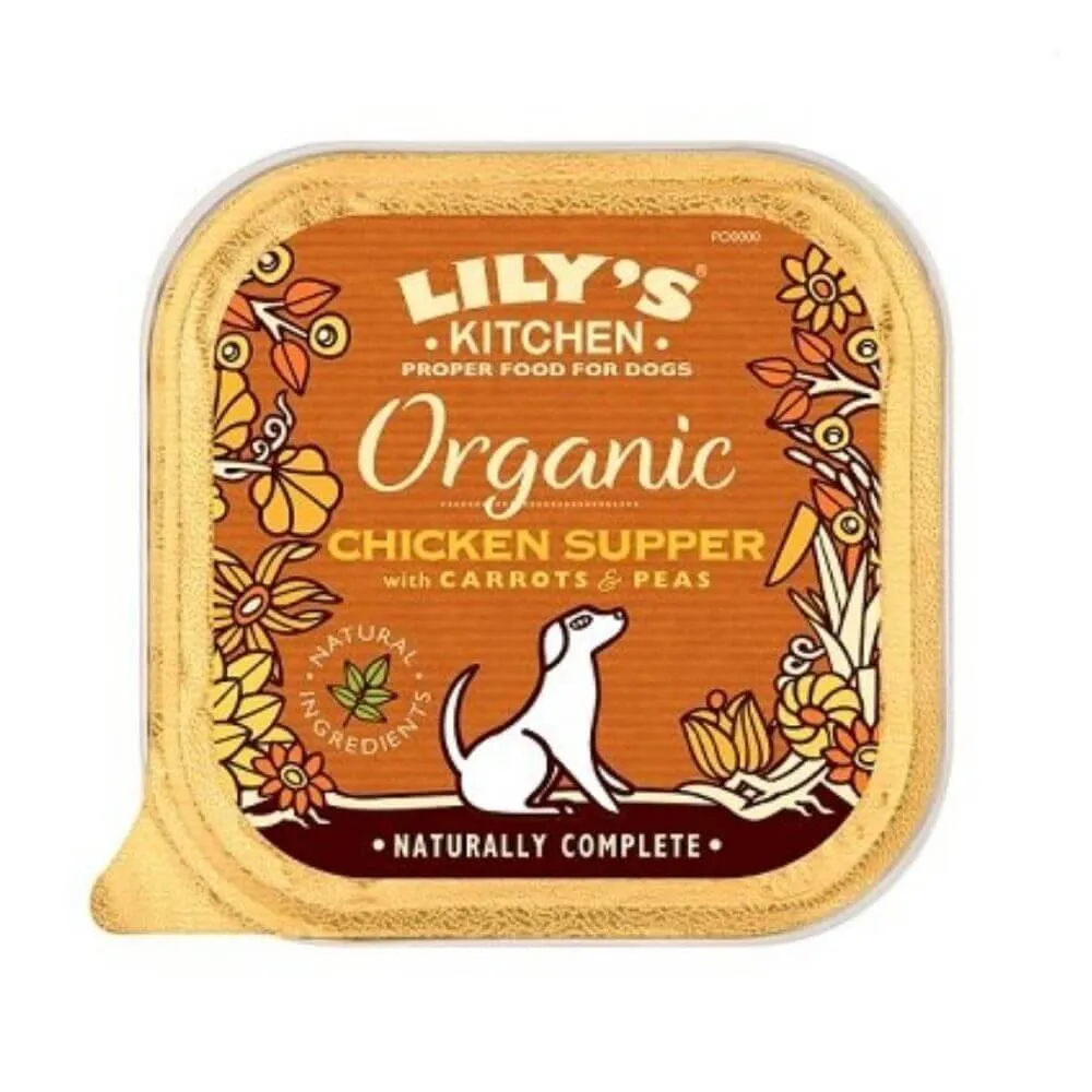Lilys Kitchen Organic Chicken Supper Foil 11 x 150g