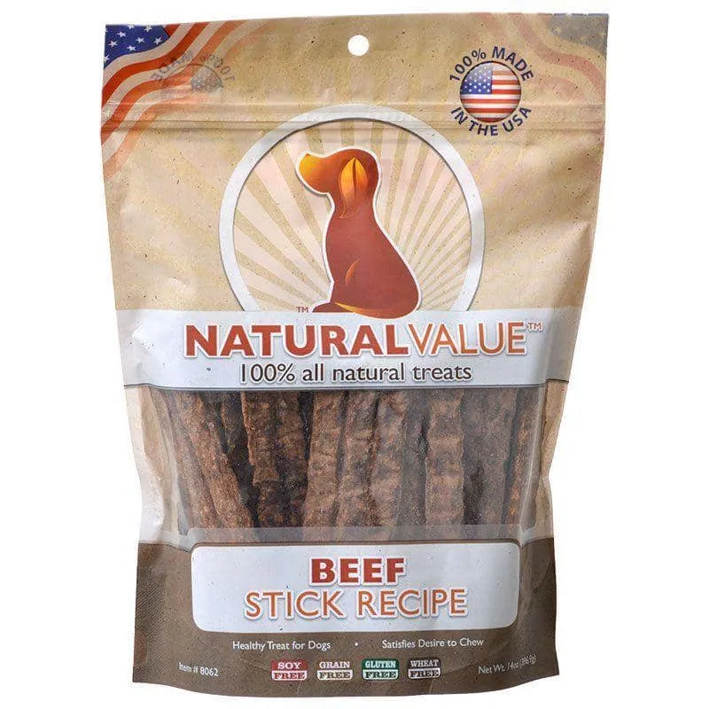 Loving Pets Natural Value Beef Sticks - 14 oz