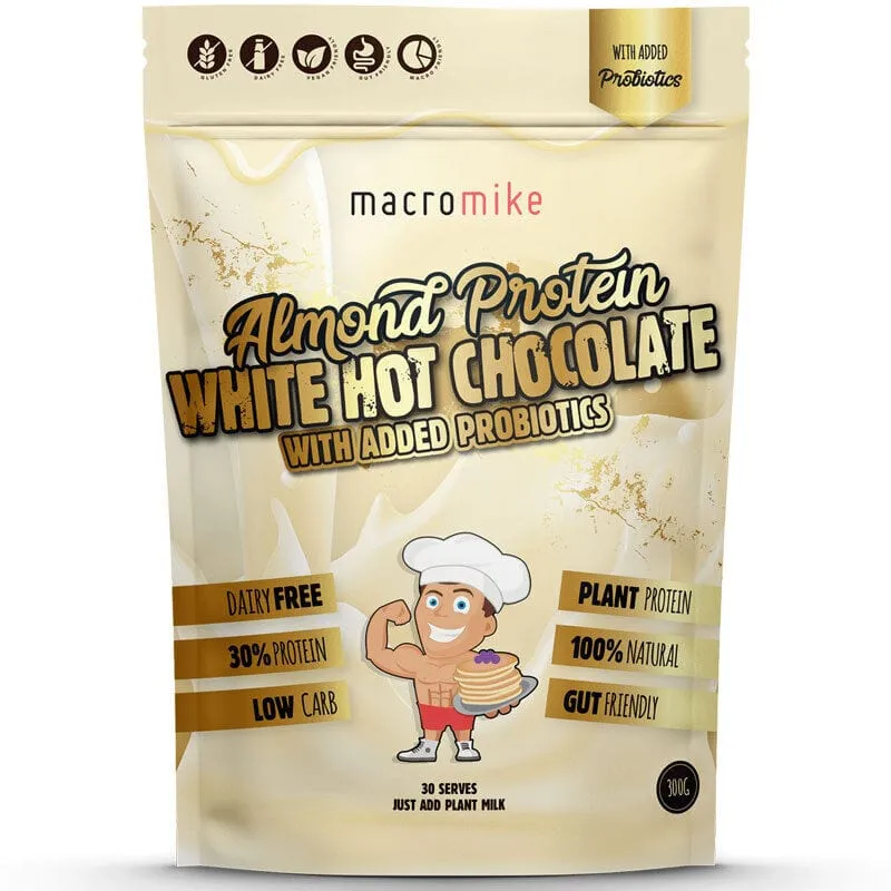 Macro Mike Almond Protein with Probiotics Hot Chocolate 300g