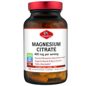 Magnesium Citrate 100 caps By Olympian Labs