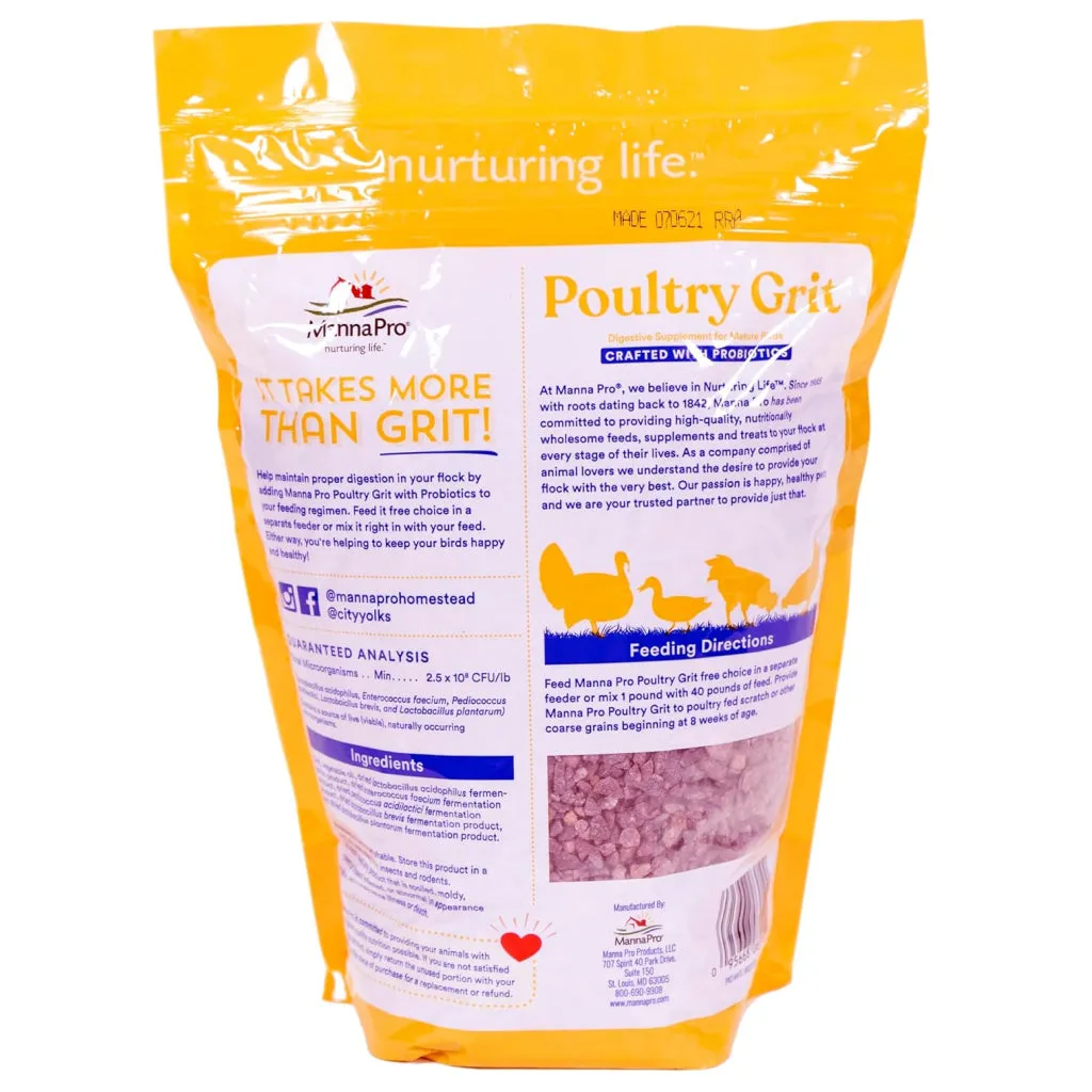 Manna Pro Poultry Grit with Probiotics (5 lb)