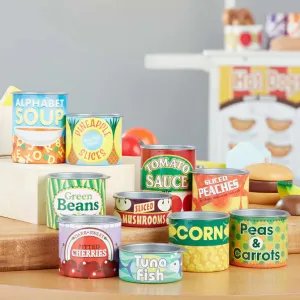 Melissa & Doug Let's Play House! Grocery Cans