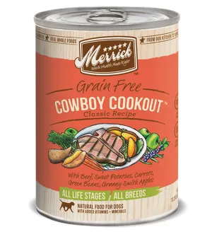 Merrick Grain Free Cowboy Cookout Classic Recipe 13.2oz