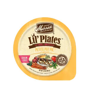 Merrick Lil' Plates Grain Free Petite Pot Pie Wet Dog Food, 3.5-oz Case of 12