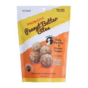 Mimi and Munch Probiotic Peanut Butter Bites Dog Treats 150g^^^