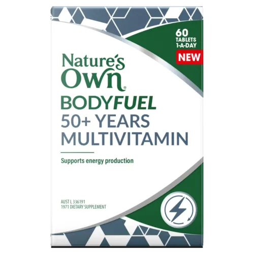 Natures Own Bodyfuel 50  Years Multivitamin 60 Tablets