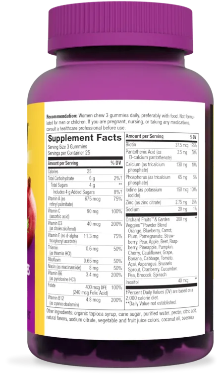 Nature's Way Alive! Multi-Vitamins Women's Gummies 75ct