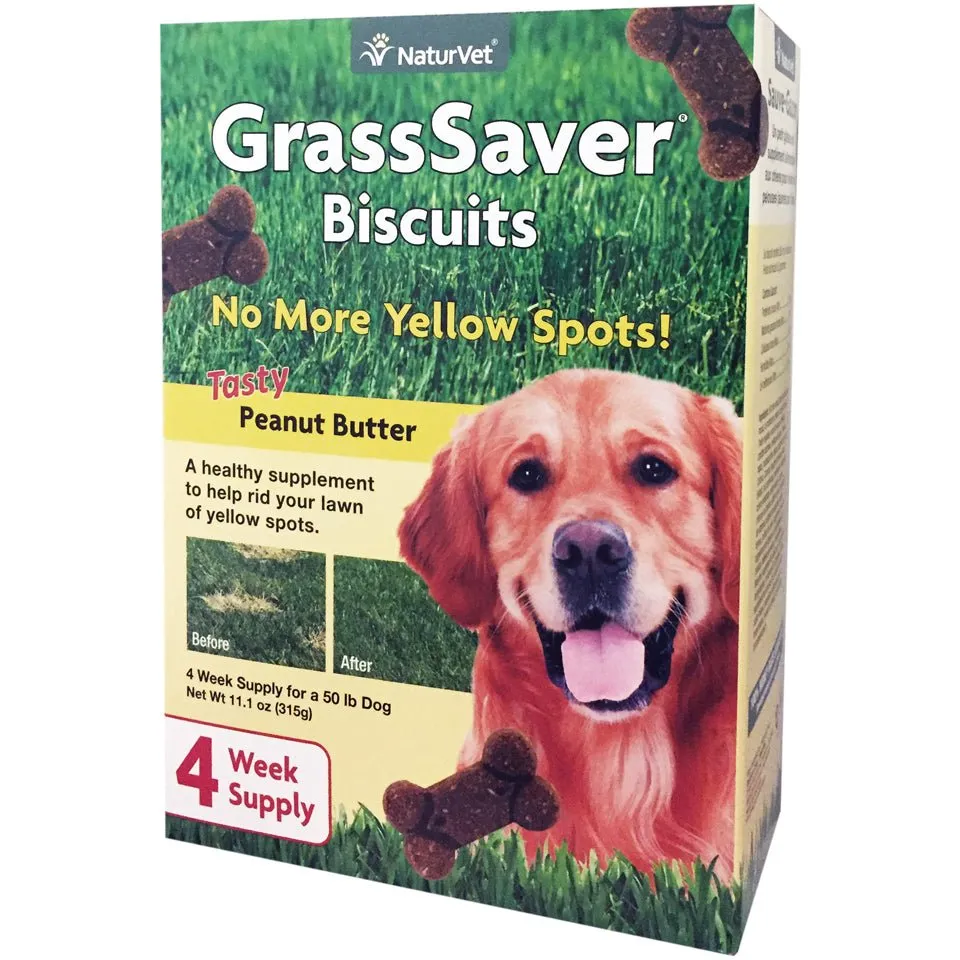 NaturVet - GrassSaver Buiscuits - 10oz Box